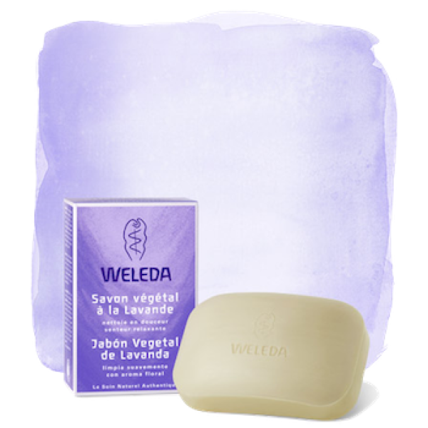 Savon végétal à la Lavande Weleda - Savon de 100g