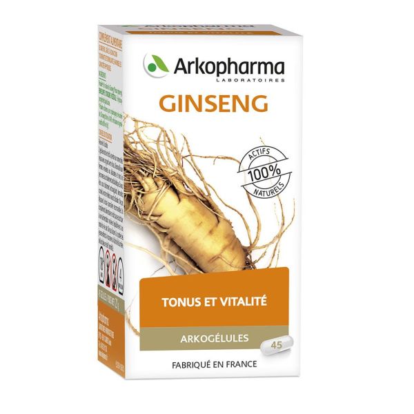 Arkogélules ginseng fatigue Arkopharma