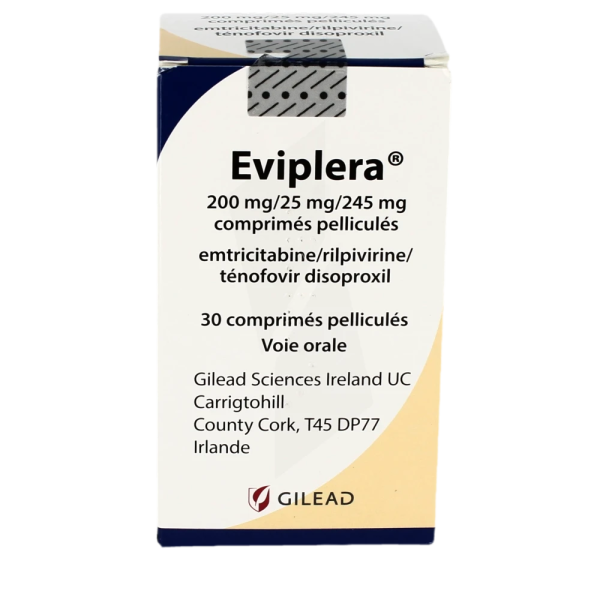EVIPLERA 200/25/245MG CPR FL30