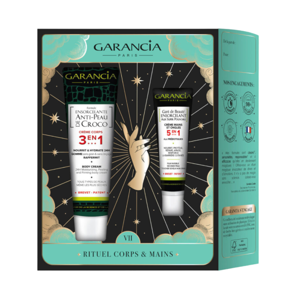 Garancia Coffret Noël 2025 – Rituel Hydratation Corps & Mains – peau douce & nourrie