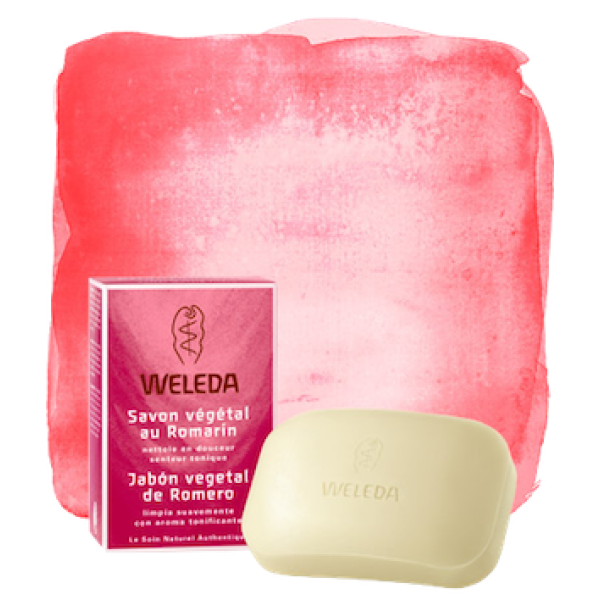Savon végétal au Romarin Weleda - Savon de 100g
